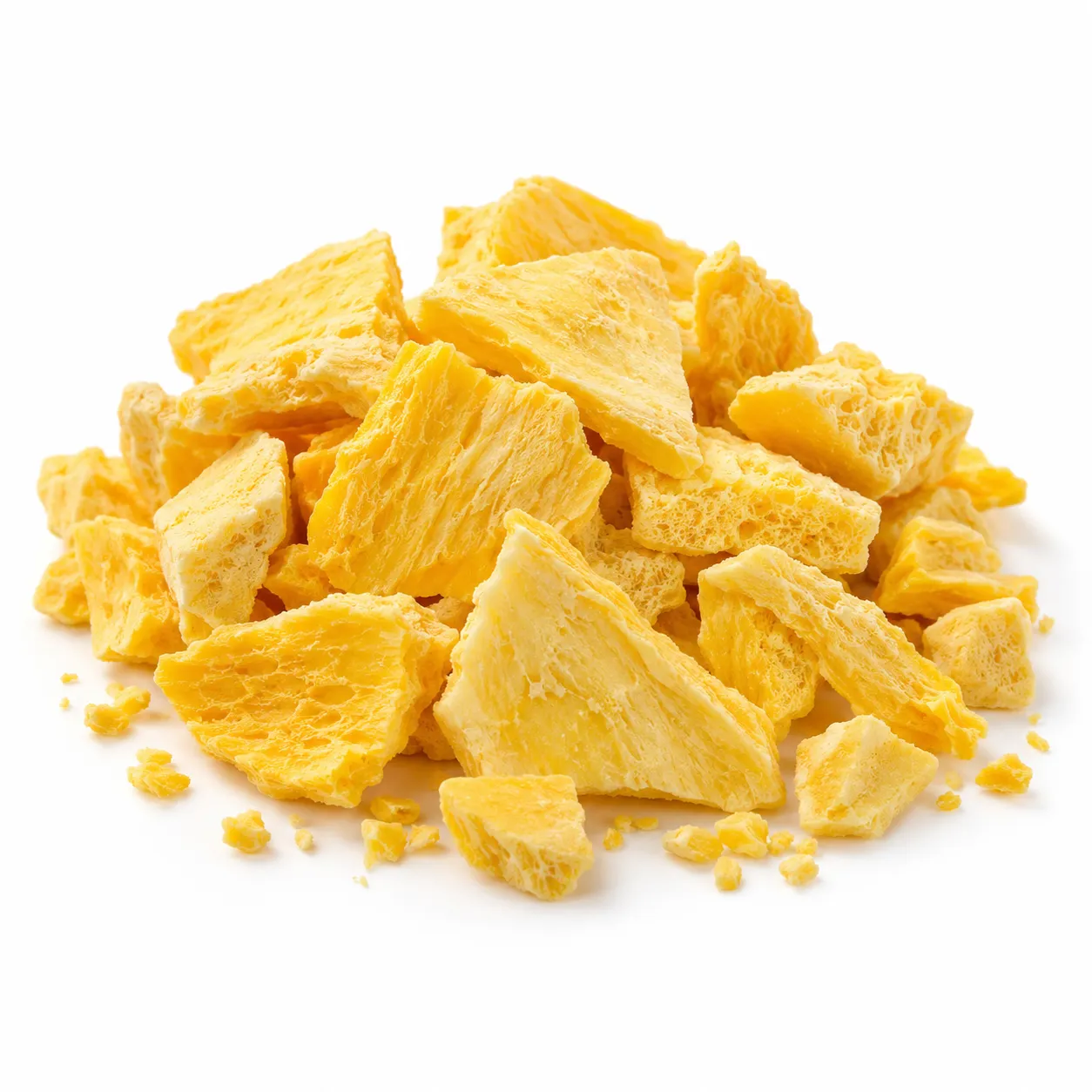 Pulpa de mango liofilizada